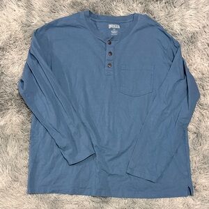 Duluth Trading Co. Shirt 2XL Henley long sleeve